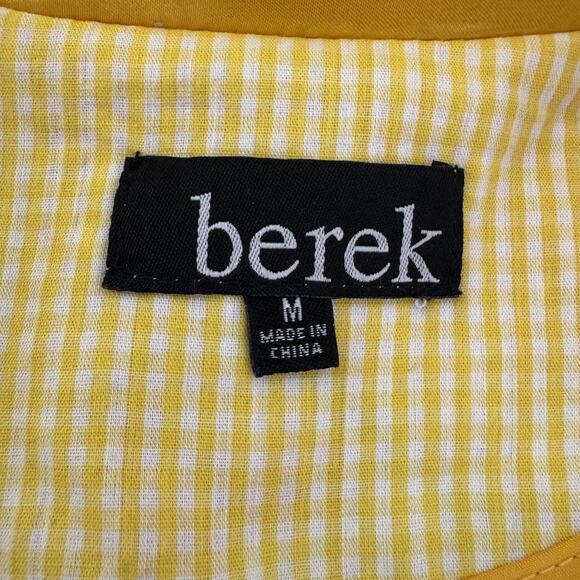 Berek Jacket Womens Medium Multicolor Floral Full Zip Pockets Artsy Print Modern - Picture 4 of 11